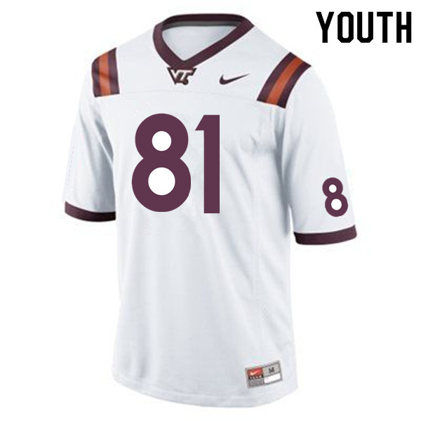 Youth #81 Darryle Simmons Virginia Tech Hokies College Football Jerseys Sale-Maroon - Click Image to Close
